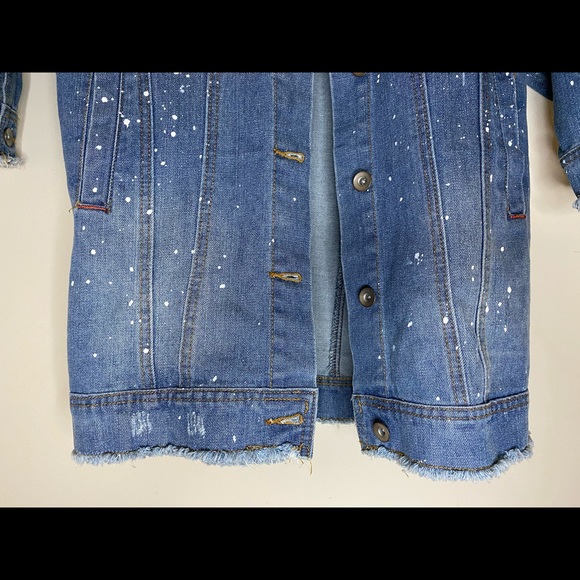 Stylish Long Jeans jacket - Picture 9 of 9